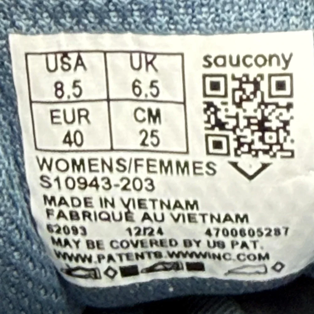 Saucony Women's Cohesion 17 Running Shoes Size 8.5 Mirage/Jade Blue‎